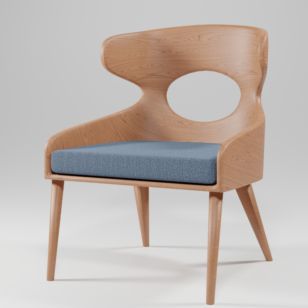 krzeslo z drewna